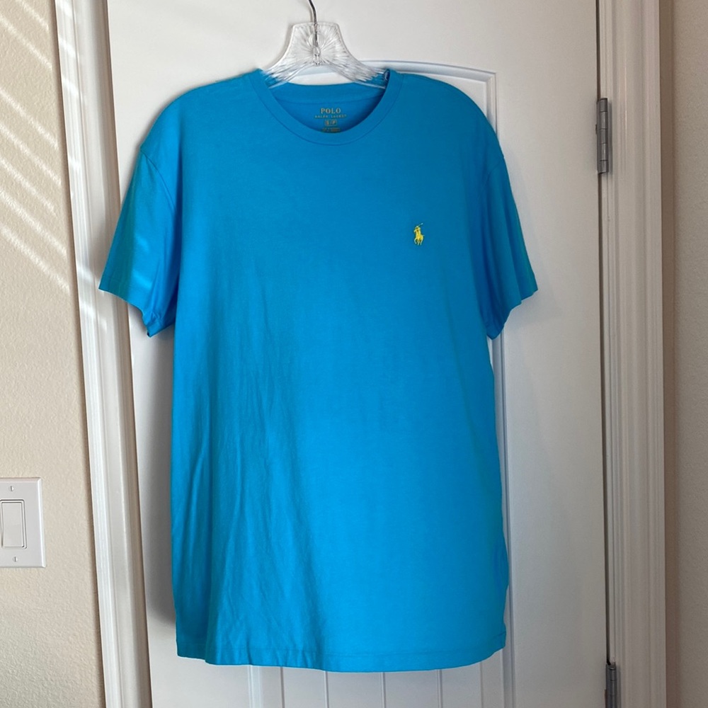 Mens Blue Polo Ralph Lauren T-shirt (blue) (small)